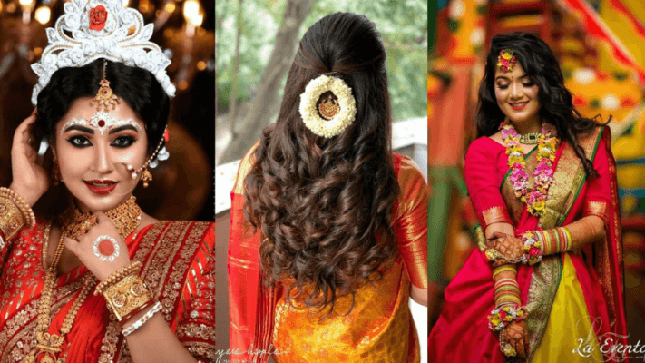 Bridal makeup artist in Kolkata doing airbrush makeup